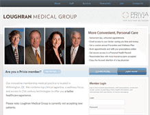 Tablet Screenshot of loughranmedicalgroup.com